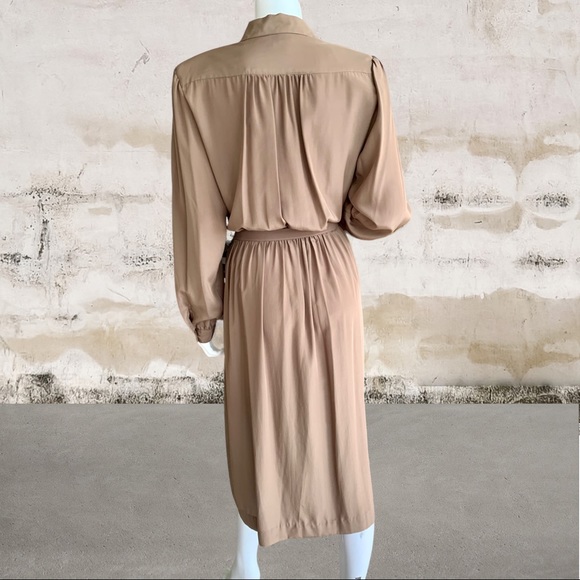 ANDREA GAYLE VINTAGE SHIRTWAIST DRESS. SIZE 12 - Picture 3 of 9